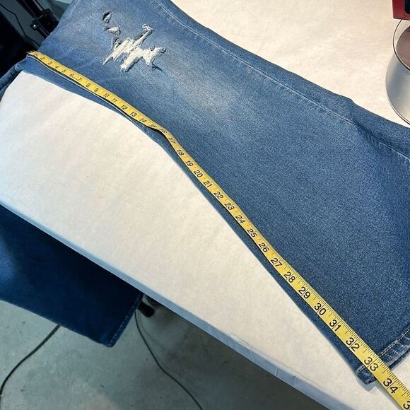 NWT Dear John Rosa Flare Denim Jeans Size 32 - Picture 10 of 11
